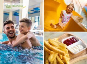 Entree Zwembad Molenduinbad Norg + evt. friet met saus