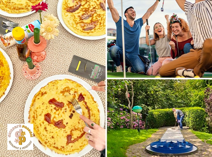 Minigolf + eventuele pannenkoek bij Duinpark Paasdal