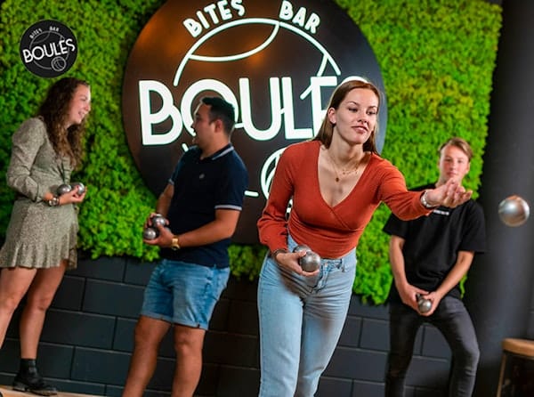 1 uur jeu de boules bij BoulesBitesBar Rotterdam