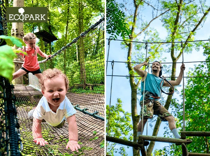 Tickets 4 Entreeticket Ecopark Adventures + eventueel Ecopark Legends