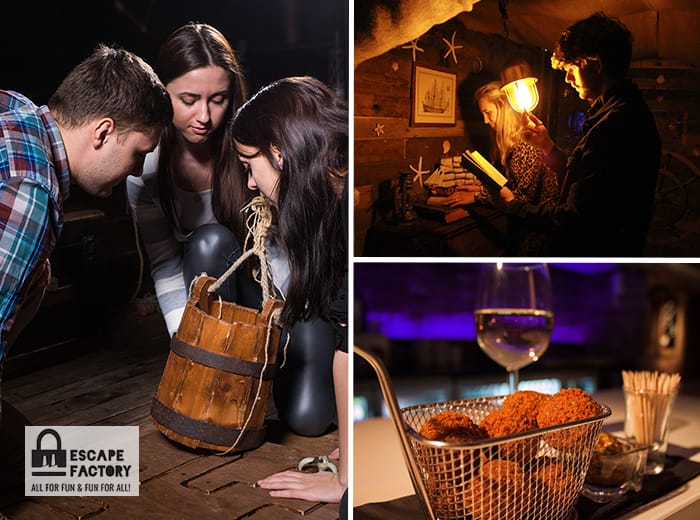 Escaperoom + portie bitterballen bij Escape Factory (3-4 personen)