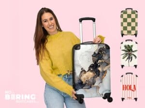 Handbagage koffer van NoBoringSuitcases