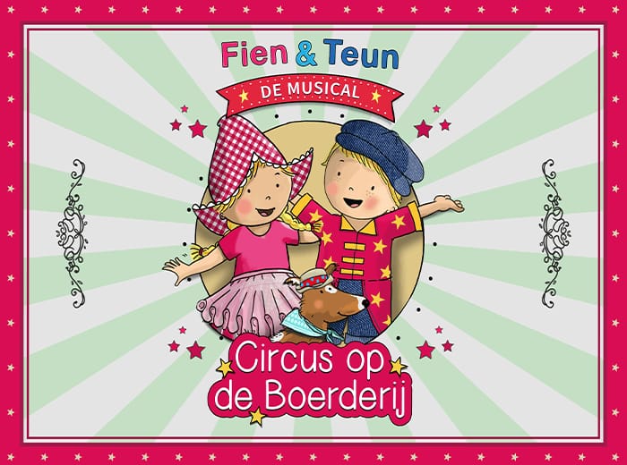 Tickets 5 Ticket Fien & Teun De Musical - Circus op de Boerderij in RAI Amsterdam