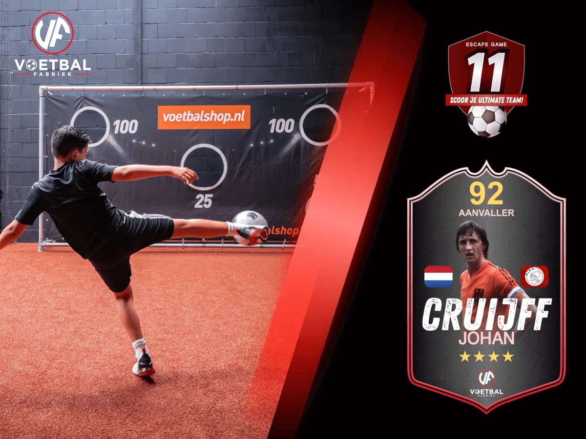 Entreeticket De Voetbalfabriek + Voetbal Escaperoom