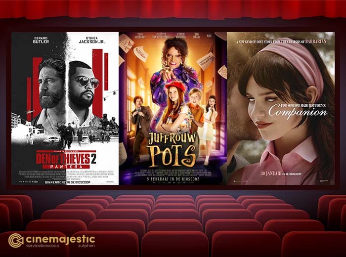 Tickets 5 Film naar keuze bij Cinemajestic