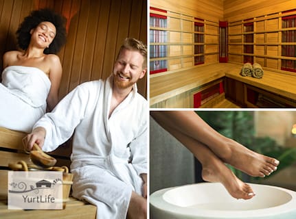 Tickets 4 Voor 2 personen: luxe privésauna-arrangement (1 of 2 uur)