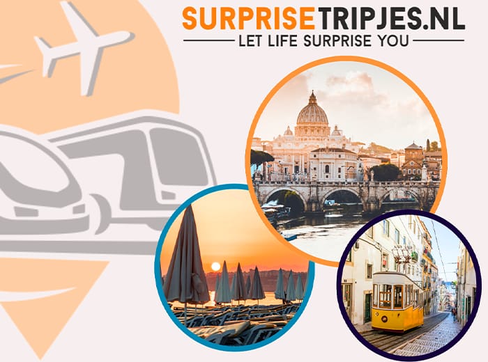Tickets 4 3-daagse verrassingsreis in Europa via Surprisetripjes.nl