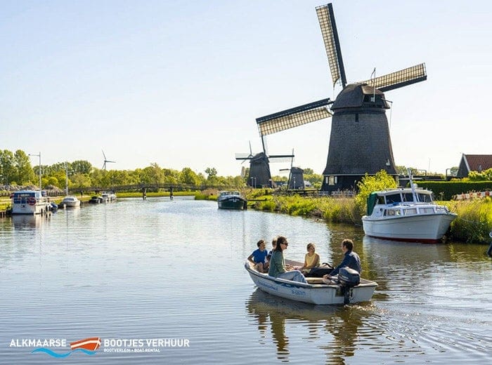 Tickets 9 Huur een boot voor 3 uur lang in Alkmaar (max. 4 pers)