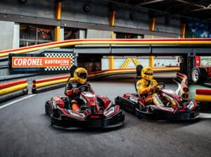 1 of 2 heats karten bij Coronel Kartracing