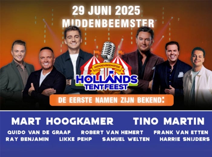 Tickets 7 Golden Circle tickets - Hollands Tentfeest (29 juni)