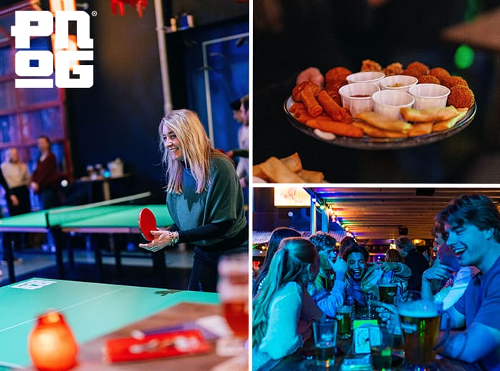 Tickets 6 1 uur pinpongen + evt. pitcher bier en snacks bij PONG - Ping Pong bar