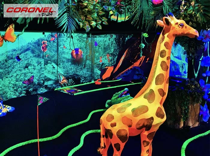 Tickets 7 Glow in the Dark Midgetgolf bij Coronel
