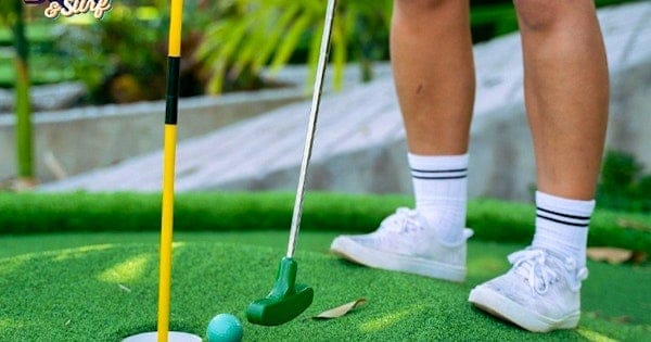 Tickets 9 Midgetgolfen bij Toms Beach & Surf