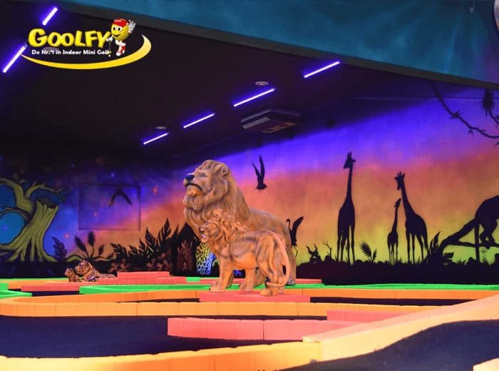 Glow in the Dark Minigolf bij Flash & Smash
