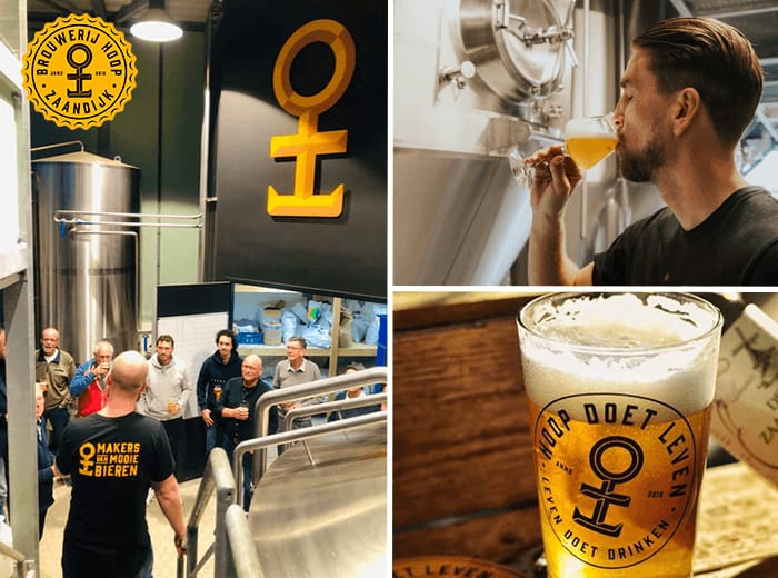 Rondleiding bierbrouwerij + 2 tapbiertjes bij Brouwerij HOOP
