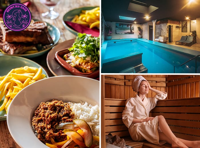 Entree wellness + diner bij Beuntjes Oase in Utrecht