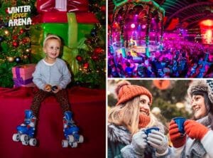 2 uur rollerskaten + drankje & wafel bij Winter Fever Arena Roermond