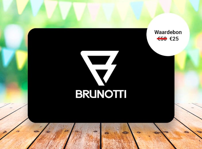 Waardebon t.w.v. €50 te besteden bij Brunotti