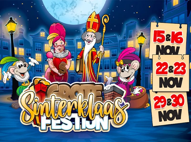 Ticket Het Grote Sinterklaasfestijn in Kinderpretpark Julianatoren