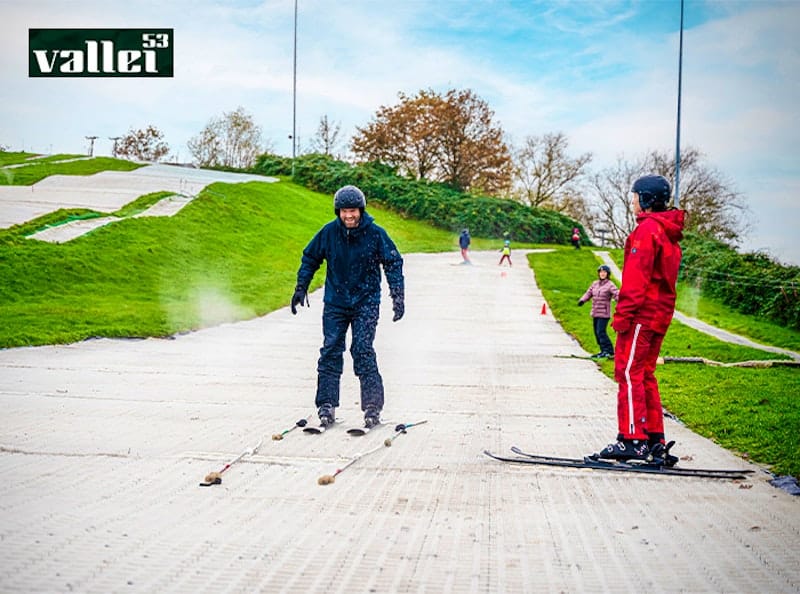 1 uur vrij skiën bij Vallei53