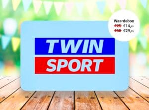 Waardebon t.w.v. €25 of €50 te besteden bij Twin Sport