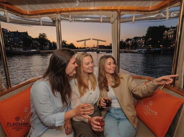 Luxe rondvaart (60 minuten) door Amsterdam