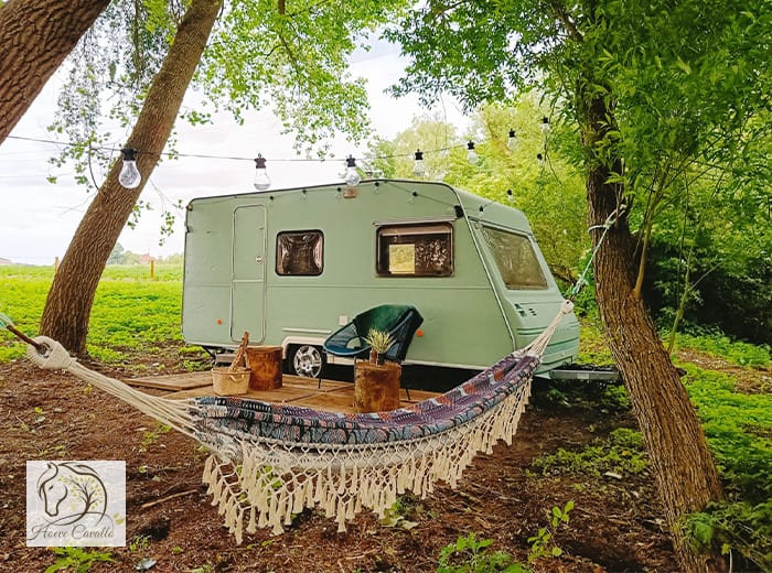 2 overnachtingen in een caravan in de Vlaamse Ardennen (2 pers.)