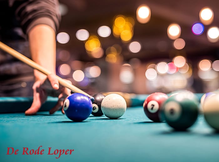 1 uur poolen of biljarten bij De Rode Loper