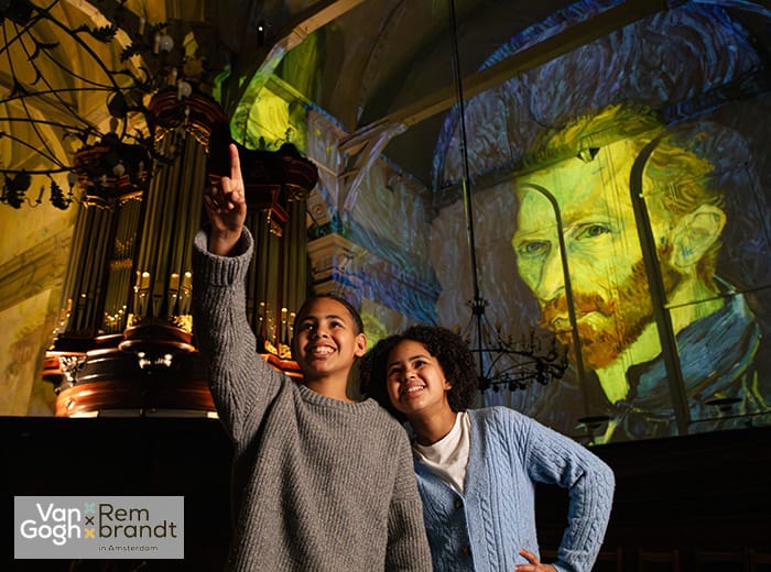 Entreeticket Van Gogh & Rembrandt in Amsterdam