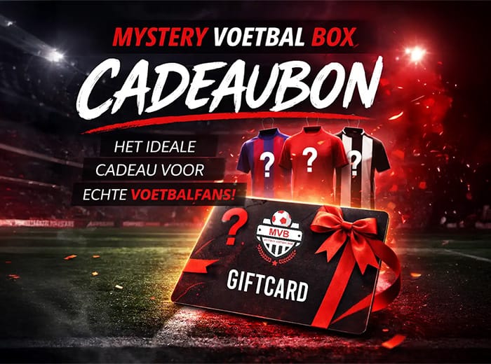 Waardebon t.w.v. €50 of €100 te besteden bij Mystery Voetbal Box