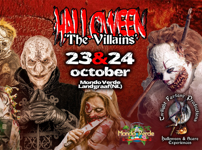 Entree Halloween The Villains XI op 23 of 24 oktober 2026 in Mondo Verde